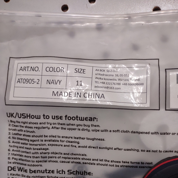 AX Boxing Flip Flops, NWT, Size 11 - Picture 6 of 6